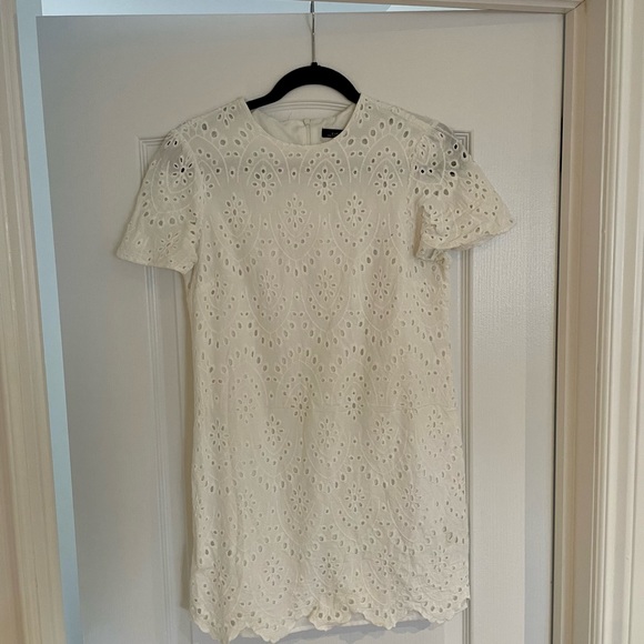 Zara white eyelet dress size small - Picture 2 of 2